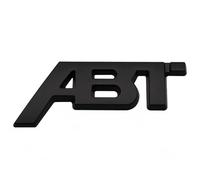 R-timer 3D Car Stickers for ABT Car Logo Emblem Sticker Car Window Door Badge Decals Auto Exterior Decoration Modified Accessories,matte black-120mm