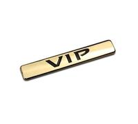 R-timer 3D Car Stickers for VIP Car Logo Emblem Sticker Car Window Door Badge Decals Auto Exterior Decoration Modified Accessories,GoldA