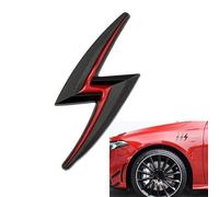 R-timer 3D Emblem Sticker Fit for Dacia Sandero Lodgy Dokker Stepway Mcv 2 Solenza RS,Body Decoration Weatherproof Sporty Look Paint Protection Badge,Black