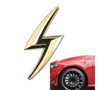 R-timer 3D Emblem Sticker Fit for Dacia Sandero Lodgy Dokker Stepway Mcv 2 Solenza RS,Body Decoration Weatherproof Sporty Look Paint Protection Badge,GoldA