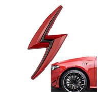 R-timer 3D Emblem Sticker Fit for VW caddy Jetta Atlas T-ROC CC,Body Decoration Weatherproof Sporty Look Paint Protection Badge,Red