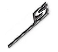 R-timer 3D Emblem Sticker Fit for VW Scirocco,Body Decoration Weatherproof Sporty Look Paint Protection Badge,Black Silver