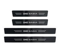 R-timer 4 Pcs Car Door Sill Protectors for Dacia Logan II MCV Stepway 2017-2020, Self-Adhesive Carbon Fiber Auto Kick Plates Scuff Guard Car Accessories,A