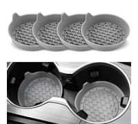 R-timer 4 Pcs Silicone Cup Holder Coasters for Citroen C1/3/4 Cactus C-Zero Berlingo Multispace Picasso Spacetourer, Auto Mug Mats Insert Embedded in Ornaments Coaster Non Slip Accessories Interior