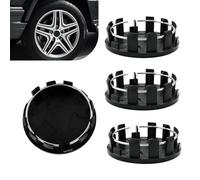 R-timer 4 Pcs Wheel Centre Caps Hub Caps for 2018-2021 Jeep Wrangler JL JLU Gladiator JT 4-door, Hubcaps Cover Wheel Trim Cap Badges Decorative Covers ABS Metal,Black-54mm