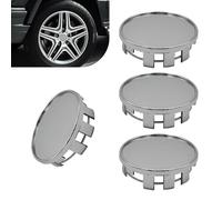 R-timer 4 Pcs Wheel Centre Caps Hub Caps for Ford Focus 2012-2023 Hatchback, Hubcaps Cover Wheel Trim Cap Badges Decorative Covers ABS Metal,Silver-54mm
