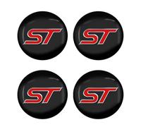 R-timer 4Pcs Car Center Hub Caps Sticker for Ford Puma 2019-2023 2024, Car Wheel Center Hub Caps Replacement Cap Sticker Wheel Trims 56mm,A