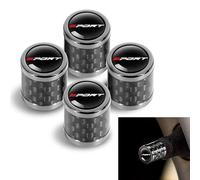 R-timer 4Pcs Tire Valve Stem Caps for Audi Sline A3 A4 B8 8P 8V B6 A5 A6 C7 Q5 B9 B7 C6 A1,Durable Aluminum Tyre Dust Caps Stem Cover,Tire Valve Cap Valve Covers Replacement