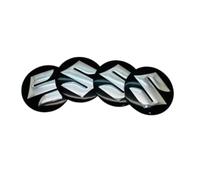 R-timer 4pcs Wheel Centre Cap Stickers Suitable for Suzuki SX4 Bj. 2006-2013, Car Rim Hub Decals 3D Badge Emblem Replacement for Alloy Wheels Styling,60mm