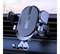 R-timer Car Phone Mount for Opel Corsa D 2006-2014 Upgraded Metal Hook Air Vent Clip 360° Rotation Stable Hands-Free Cradle for Smartphones Black 1 Pack