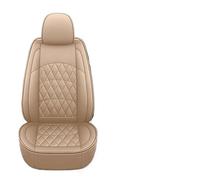 R-timer Car Seat Covers for Dodge Challenger 2009-2019, Full Surround Airbag Design Automotive Interior Accessories Front Rear Split Bench Protector,A Beige