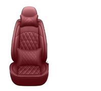 R-timer Car Seat Covers for Dodge Challenger 2009-2019, Full Surround Airbag Design Automotive Interior Accessories Front Rear Split Bench Protector,B Red