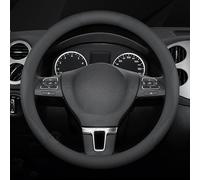R-timer Car Steering Wheel Cover Leather for Ford Tourneo Courier 2 (II) N1P I 2023-2025, Car Steering Wheel Protector Anti-slip Breathable, Soft Grip for All-Season Comfort,A-O Shape