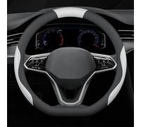 R-timer Car Steering Wheel Cover Leather for ORA Funky CAT 2023 2024 2025 2026, Car Steering Wheel Protector Anti-slip Breathable, Soft Grip for All-Season Comfort,B-D Shape