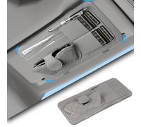R-timer Car Sun Visor Organizer for Kia XCeed 2026 2025 2024 2023 2022, PU Leather Sunvisor Storage Pouch Holder Card Pen Glasses Clip Interior Automotive Accessories