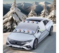 R-timer Car Windscreen Cover Frost for Mitsubishi Space Star A00 I 2012-2019,Duty Thick Waterproof Windshield Screen Cover,Windscreen Sun Shade UV Reflective,Silv-er