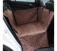 R-timer Dog Car Seat Cover for Back Seat for Chevrolet Spark 2011 2012 2013 2014 2015, Pet Dog Cat Hammock Waterproof Wear-resistant Pet Car Seat Cover,Brown