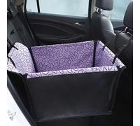 R-timer Dog Car Seat Cover for Back Seat for FIAT Panda Cross City Cross Hybrid 2021-2023 2024, Pet Dog Cat Hammock Waterproof Wear-resistant Pet Car Seat Cover,Purple