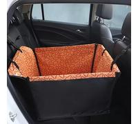 R-timer Dog Car Seat Cover for Back Seat for Land Rover Defender 90 Works V8 2018, Pet Dog Cat Hammock Waterproof Wear-resistant Pet Car Seat Cover,Orange