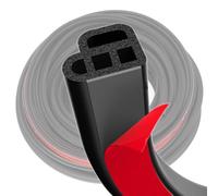 R-timer Self-adhesive Anti-collision Rubber Sealing Tape for Skoda Superb Combi Scout/Facelift 3V ab Bj.2019, Against Cold Draught/Soundproof/Waterproof/Dustproof/Anti-Collision,Hood + Trunk 10m