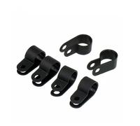 R-Type Cable Clips, P Clips, 1000pcs U/R Type Fixed Cable Clamp Clips Wire Buckle U3.3 R6.4 R8. R10. R13.2 R16(R13.2)