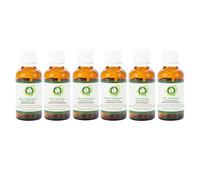 R V Essential Pack of 6 Essential Oil Set Peppermint Lavender Eucalyptus Lemongrass Orange Rosemary 100% Pure Natural for Aromatherapy Spa Relaxation Skin Hair Candle Diffuser Gift Set 10ml (0.338oz)