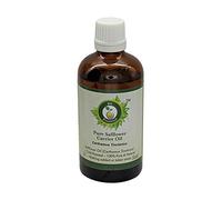 R V Essential Pure Safflower Carrier Oil 15ml (0.507oz)- Carthamus Tinctorius (100% Pure and Natural Cold Pressed)