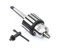 (R) Woodturning Lathe Drill Chuck - 16mm Capacity, MT2 Handle, Supplied with Chuck Key