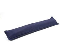 R&Z Fabric Draught Excluder Draft Insulator Polycotton Door Window Snake Hallway (Navy Blue)