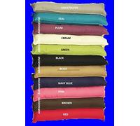 R&Z Fabric Draught Excluder Draft Insulator Polycotton Door Window Snake Hallway (Teal)