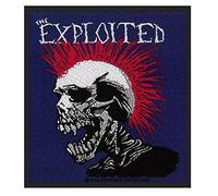 R&Z The Exploited Multicolour Mohican Cloth Patch 100mm x 100mm (rz)