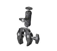 R094 Super Clamp With Double Ball Head Magic Arm With 1/4" 3/8" Hole For DSLR Camera Light Mic Mount(1PC R094)