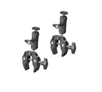 R094 Super Clamp With Double Ball Head Magic Arm With 1/4" 3/8" Hole For DSLR Camera Light Mic Mount(2PCS R094)