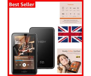 R1 HiFi MP3 Player Bluetooth 5.1 2TB Lossless Touchscreen Black