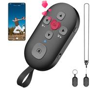 R1 TikTok Scrolling Remote Control for Phone, Page Turner for Kindle App(NOT Kindle Devices), Camera Shutter Controller for Photo and Video, Low Battery Warning, USB-C Charge, with Carabiner&Lanyard