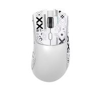 (R1-White) ATTACK SHARK R1 2.4 Wireless Tri-Mode Lightweight Gaming Mouse, PAW3311 Optical Sensor 18K DPI Programmable Wired Computer Mouse