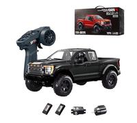 R12-01Q 1/12 Scale 2.4G Cruise Control 4WD Pick-Up RC Monster Truck | Mini Off-Road RC Rock Crawler with High-Torque 380 Motor, Independent Suspension & LED Light System for Hobbyists