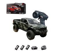 R12-01Q 1/12 Scale 2.4G Cruise Control 4WD Pick-Up RC Monster Truck | Mini Off-Road RC Rock Crawler with High-Torque 380 Motor, Independent Suspension & LED Light System for Hobbyists