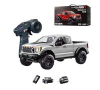 R12-01Q 1/12 Scale 2.4G Cruise Control 4WD Pick-Up RC Monster Truck | Mini Off-Road RC Rock Crawler with High-Torque 380 Motor, Independent Suspension & LED Light System for Hobbyists