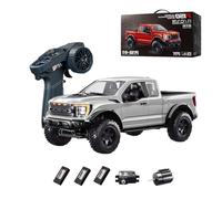 R12-01Q 1/12 Scale 2.4G Cruise Control 4WD Pick-Up RC Monster Truck | Mini Off-Road RC Rock Crawler with High-Torque 380 Motor, Independent Suspension & LED Light System for Hobbyists
