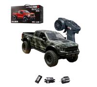 R12-01Q 1/12 Scale 2.4G Cruise Control 4WD Pick-Up RC Monster Truck | Mini Off-Road RC Rock Crawler with High-Torque 380 Motor, Independent Suspension & LED Light System for Hobbyists