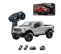 R12-01Q 1/12 Scale 2.4G Cruise Control 4WD Pick-Up RC Monster Truck | Mini Off-Road RC Rock Crawler with High-Torque 380 Motor, Independent Suspension & LED Light System for Hobbyists