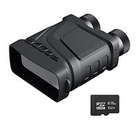 R12 Binocular Night Vision Device 1080P HD Infrared 5x Digital Zoom Telescope Outdoor Day Night Dual Use 100% Darkness Comfortable(With 16G memory card)