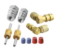 R12 to for R134A Conversion Kit Quick Coupler Valve Adapter High/Low Pressure