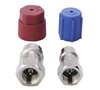 R12 To R134a Kit - Brass | High Low AC Conversion Fitting Adapter