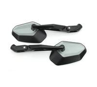 R1200GS 1250GS ADV Motorcycle Rearview Mirror Large Field Of View Ultra Wide Angle Reflector Folding Side Mirrors Handlebar Mirror(Black and Titanium)