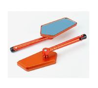 R1200gs R1200rt F800gs K1300r K1 Motorcycle Side Mirror Blue Glass 8mm 10mm Handlebar Mirror(Orange)