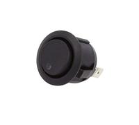 R13-112DL-02-BNYG Rocker SP3T Pos: 3 ON-Off-ON 20A/14VDC Black LED 14VDC,Point S