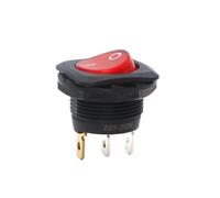 R13-135B STSP rocker switch/ON-OFF 3pins with Red NEON lighter/250V 10A 125V 16A /Amplifier power switch IDGTTLDF