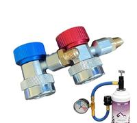 R134A Adapter Fittings - R1234Yf to R134A Quick Coupler Conversion Kit | High & Low Side Adjustable AC Fittings | Professional Car Air Conditioning Charging Tool for SUV and Trucks